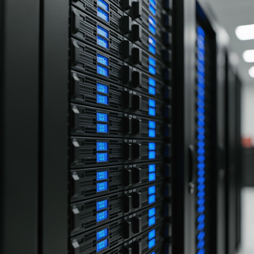 Server infrastructure representing data security