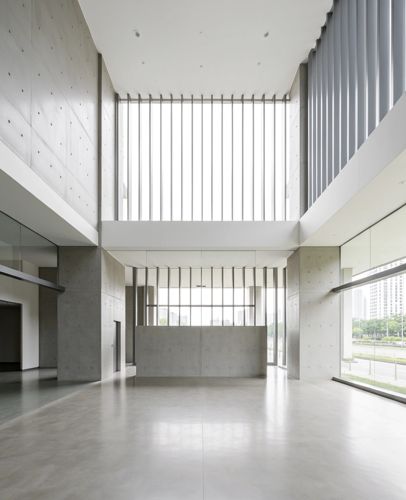 Architectural space representing organizational structure